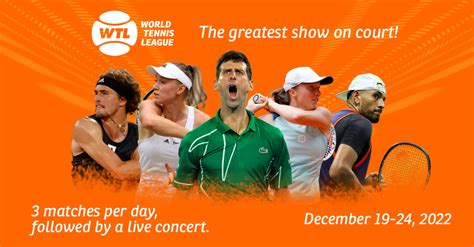 2022 World Tennis League .
